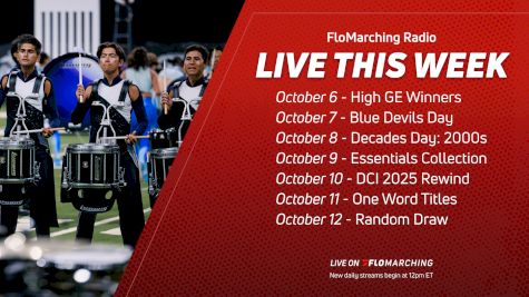 What's Playing on FloMarching Radio This Week, October 6 - 12