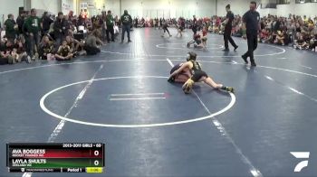 60 lbs Quarterfinal - Layla Shults, Zeeland WC vs Ava Boggess, Rocket Trained WC