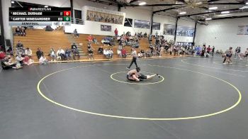 174 lbs Semifinal - Carter Winegardner, West Liberty vs Michael Durham, Indiana Tech