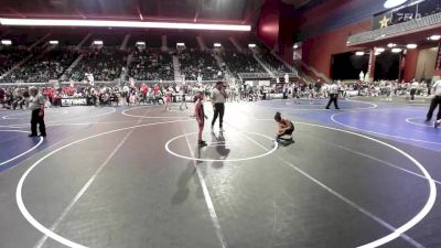 89 lbs Rr Rnd 2 - Kyra Bady, Bear Creek Jr. WC vs Liam Wilson, Sturgis WC