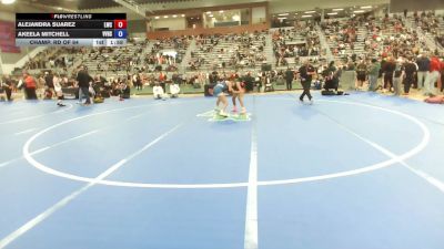 54 kg Champ. Rd Of 64 - Alejandra Suarez, Legacy Wrestling Center vs Akeela Mitchell, Volcano Vista High School Wrestling