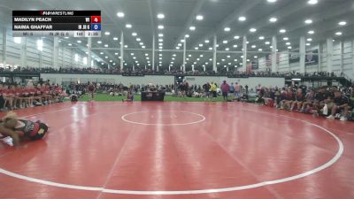 130 lbs Madilyn Peach, Wisconsin vs Naima Ghaffar, Indiana Gold