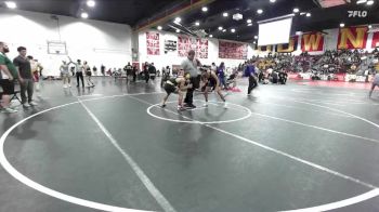 138 lbs Cons. Round 4 - Bayley Warren, South Torrance vs Asher Martinez, Ventura