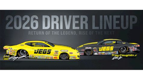JEGS Expands To Two Elite Motorsports Cars For 2026 NHRA Season