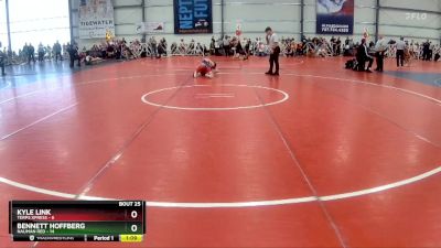 88 lbs Rd# 10- 4:00pm Saturday Final Pool - Bennett Hoffberg, Nauman Red vs Kyle Link, Terps Xpress