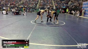 4A 157 lbs Cons. Round 1 - Bilial Benzemour, Southeast Raleigh vs Trey O`Connor, Mallard Creek