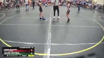 66 lbs Quarterfinal - Jaxon Gleaton, Mighty Warriors vs Holden Holyfield, James Island Youth Wrestling C