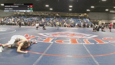 126 lbs Round Of 128 - Adrian Feliciano, NC vs Nico Emili, PA