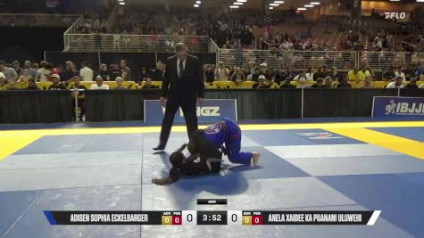 Anela Xaidee Ka Puanani Uluwehi vs Adisen Sophia Eckelbarger 2025 Pan Kids Jiu-Jitsu IBJJF Championship