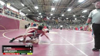 144 lbs Cons. Round 1 - Ty Dewig, Evansville Mater Dei vs Gabe Hitchcock, Franklin Community