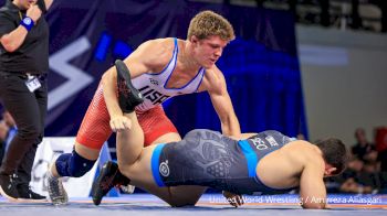92 kg Final 3-5 - Tanner Hodgins, United States vs Elguja Lomidze, Georgia