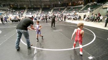 49 lbs Consi Of 16 #2 - Easton Meeker, Collinsville Cardinal Youth Wrestling vs Kyler Naifeh, R.A.W.