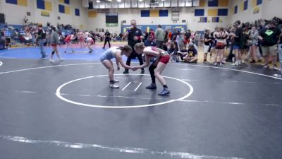 105-110 lbs Champ. Round 3 - Lorien Bowns, Nyssa Bulldog Mat Club vs Paylynn Childers, Idaho