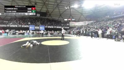 Boys 4A 106 lbs Champ. Round 1 - Connor Ball, Kamiakin vs Clyde Cass, Battle Ground