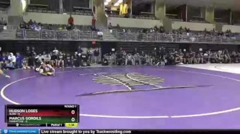 106 lbs Round 1 (8 Team) - Hudson Loges, Blair vs Marcus Gordils, Manhattan