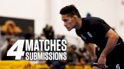 Marco Mendes Unleashes Four Submissions To Win No-Gi Pans