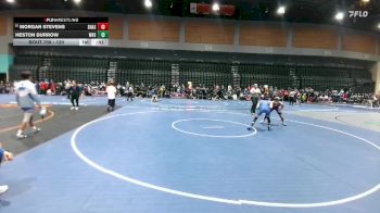 120 lbs Cons. Round 1 - Heston Burrow, Wheatland vs Morgan Stevens, Shasta