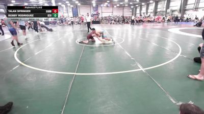 120 lbs Rr Rnd 1 - Talan Springer, Hammerin Hornets vs Robby Rodriguez, Revival Orange