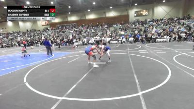 138 lbs 3rd Place - Jaxson Happy, No Team vs Bradyn Snyder, Buckaroo WC