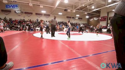 55 lbs Round Of 16 - Asher Wilbur, Predator Wrestling vs Gunnar Ratcliff, F-5 Grappling