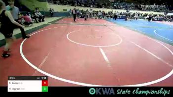 90 lbs Semifinal - Skyler Keim, Heat vs Haylee Ingram, Perry Wrestling Academy