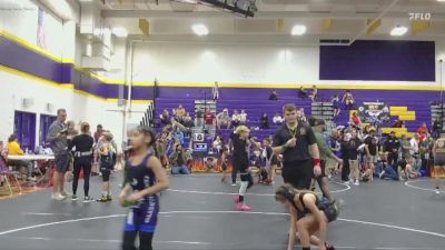 70/75 Round 2 - Roxanna Hannah, KC Elite Training Center vs Jayliannes Hardguittini, Mighty Warriors Wrestling Acad