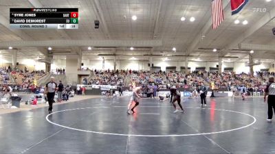 AA 175 lbs Cons. Round 2 - Syre Jones, Bartlett High School vs David Demorest, Summit High School