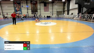 113 lbs Rr Rnd 1 - Cristian Haslem, Flint Tropics vs Brett Larson, Team Nebraska Gold