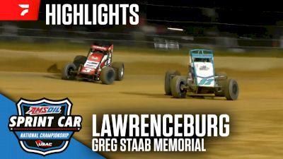Highlights | 2025 USAC Greg Staab Memorial at Lawrenceburg Speedway