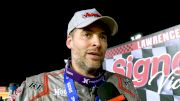 Kyle Cummins Reacts After USAC Sprint Car Win At Lawrenceburg