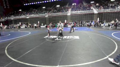 54 lbs Quarterfinal - Azerijah Bonney, Pomona Elite vs Zaiden Axtell, La Junta Wolfpack