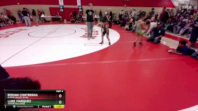 58-62 lbs Round 1 - Roman Contreras, Platte Valley Jr WC vs Luke Marquez, Junior Bulldogs