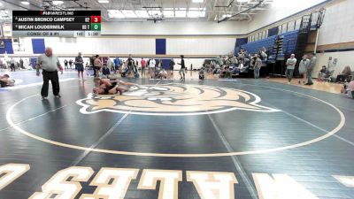 126 lbs Consi Of 8 #1 - Austin Bronco Campsey, Barn Brothers vs Micah Loudermilk, Kd Trained