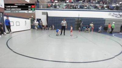 43 lbs Champ. Round 2 - Kace Armstrong, Cougar Wrestling Club vs Lane Baumer, Grace Wrestling Club