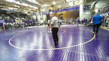 132 lbs Champ. Round 2 - Payden Quarterman, Bozeman vs Tanner George, Coeur D Alene