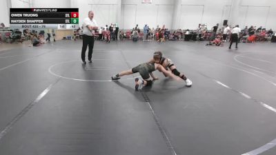 76 lbs 3rd Place Match - Owen Truong, NOVA WC vs Hayden Shaffer, Mechanicsburg