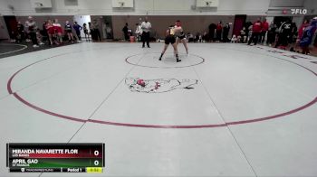 125 lbs Cons. Round 2 - Miranda Navarette Flores, Los Banos vs April Gao, St Francis