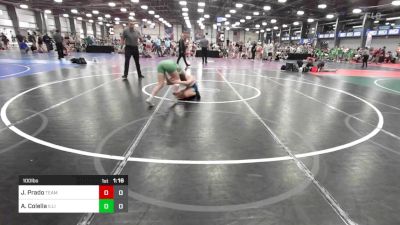 100 lbs Rr Rnd 3 - Jocelyn Prado, Team Nebraska Blue vs Averi Colella, Illinois Cornstars - Bebe