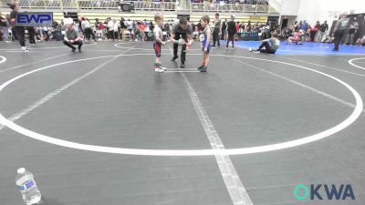 45 lbs Consi Of 16 #1 - Evan Alexander, Team Guthrie Wrestling vs Maverick Harrison, Blanchard Youth Wrestling