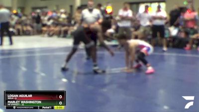 144 lbs Round 5 (6 Team) - Marley Washington, MF Dynasty vs Logan Aguilar, WALA