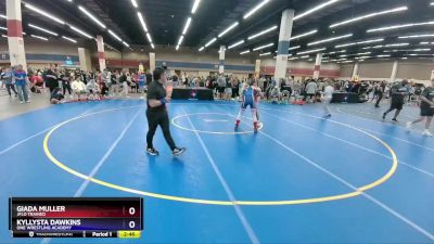 135 lbs Cons. Round 1 - Giada Muller, Jflo Trained vs Kyllysta Dawkins, ONE Wrestling Academy