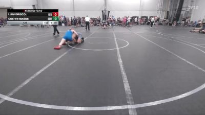 126 lbs Round 1 (6 Team) - Coltyn Masse, Dirty Den Wrestling vs Liam Driscol, New England Gold