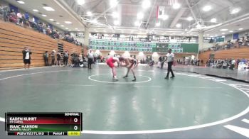 165 lbs Semifinal - Isaac Hanson, Murrieta Valley vs Kaden Kuhrt, Mt Carmel