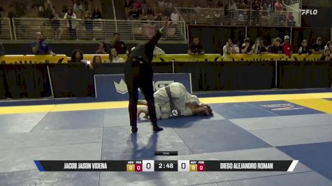 Diego Alejandro Roman vs Jacob Jason Videna 2025 Pan Kids Jiu-Jitsu IBJJF Championship