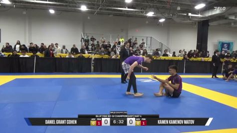 Kamen Kamenov Matov vs Daniel Grant Cohen 2026 Pan IBJJF Jiu-Jitsu No-Gi Championship