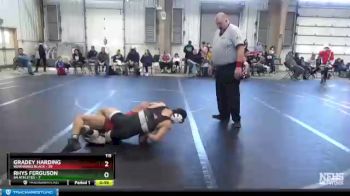 115 lbs Round 3 (4 Team) - Gradey Harding, Warhawks Black vs Rhys Ferguson, 84 Athletes