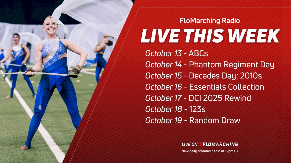 What's Playing on FloMarching Radio This Week, October 13 - 19