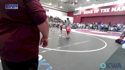 70 lbs Consolation - Wesson Diaz, Blackwell Wrestling Club vs Collin Ake, Wolfpak Wrestling