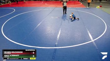 45 lbs Quarterfinal - Reuben Kruchowski, RLCC/Oklee vs Mack Altermatt, New Ulm