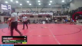 106 lbs Cons. Round 2 - Logan Brown, Caldwell County vs Kentrell Mayfield, Meade County